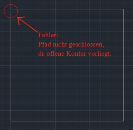 Pfad offen