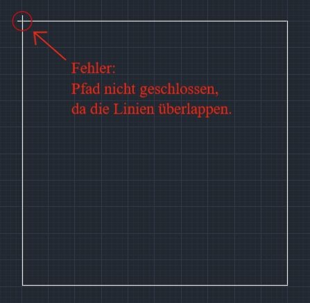 Pfad überlappend